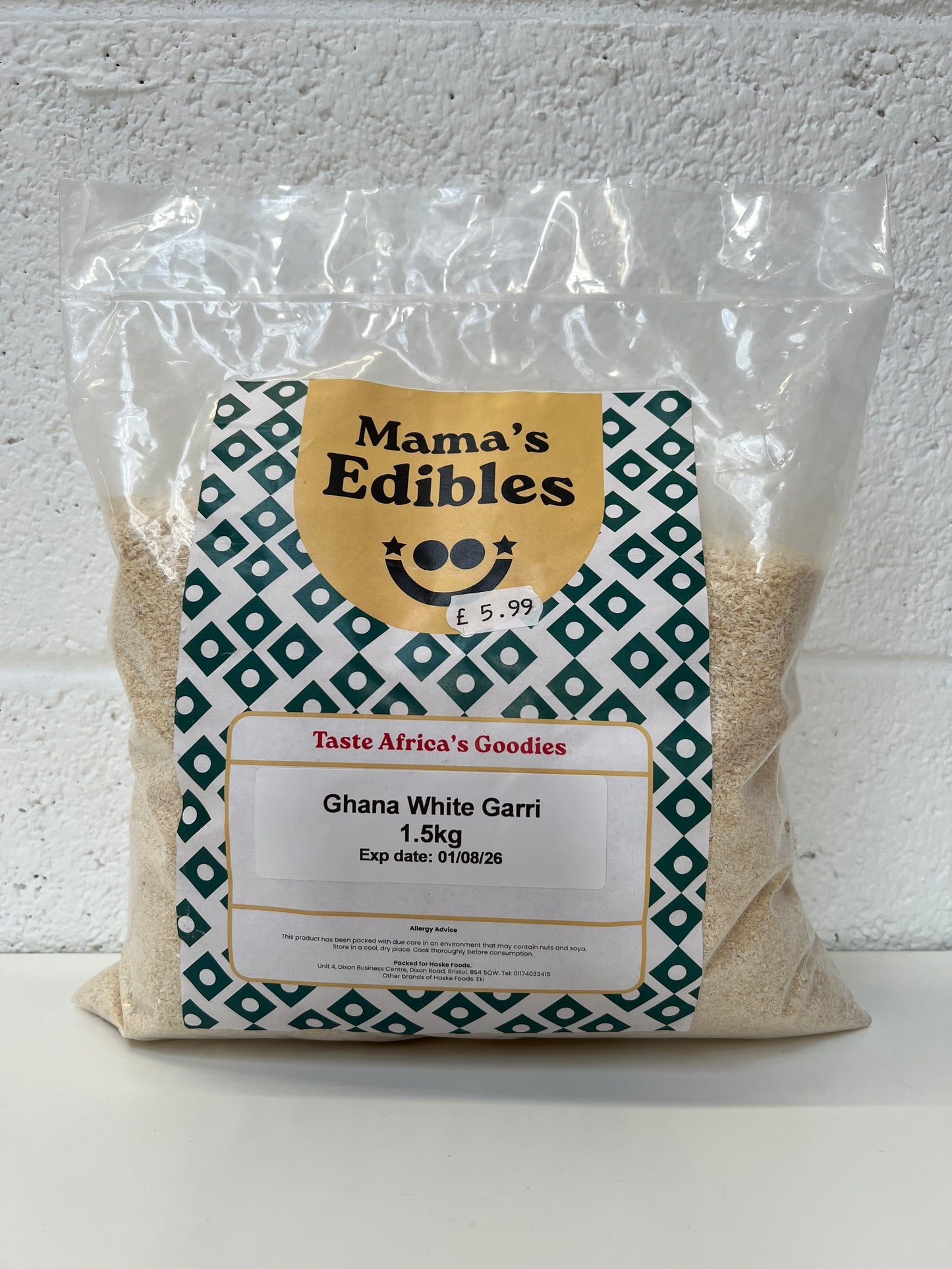 Mama's Edibles Ghana White Garri